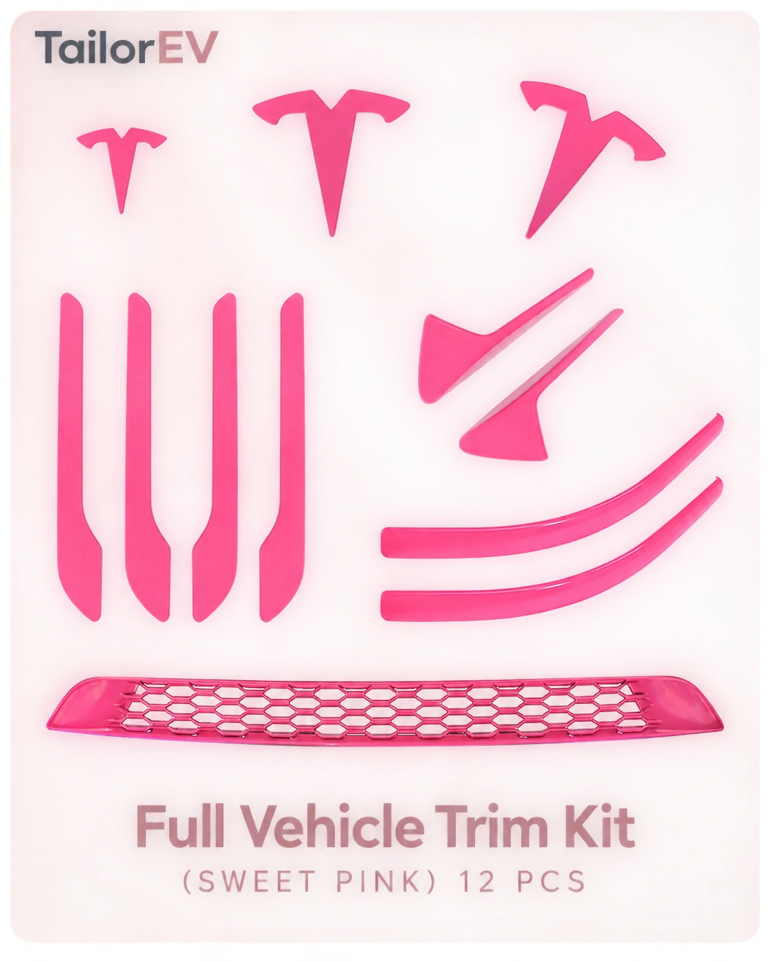 Tesla Emblem, Handle & Camera Accent Decal Kits — photo 27