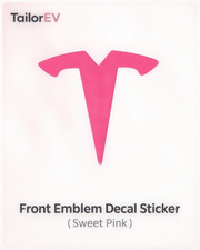 Tesla Emblem, Handle & Camera Accent Decal Kits