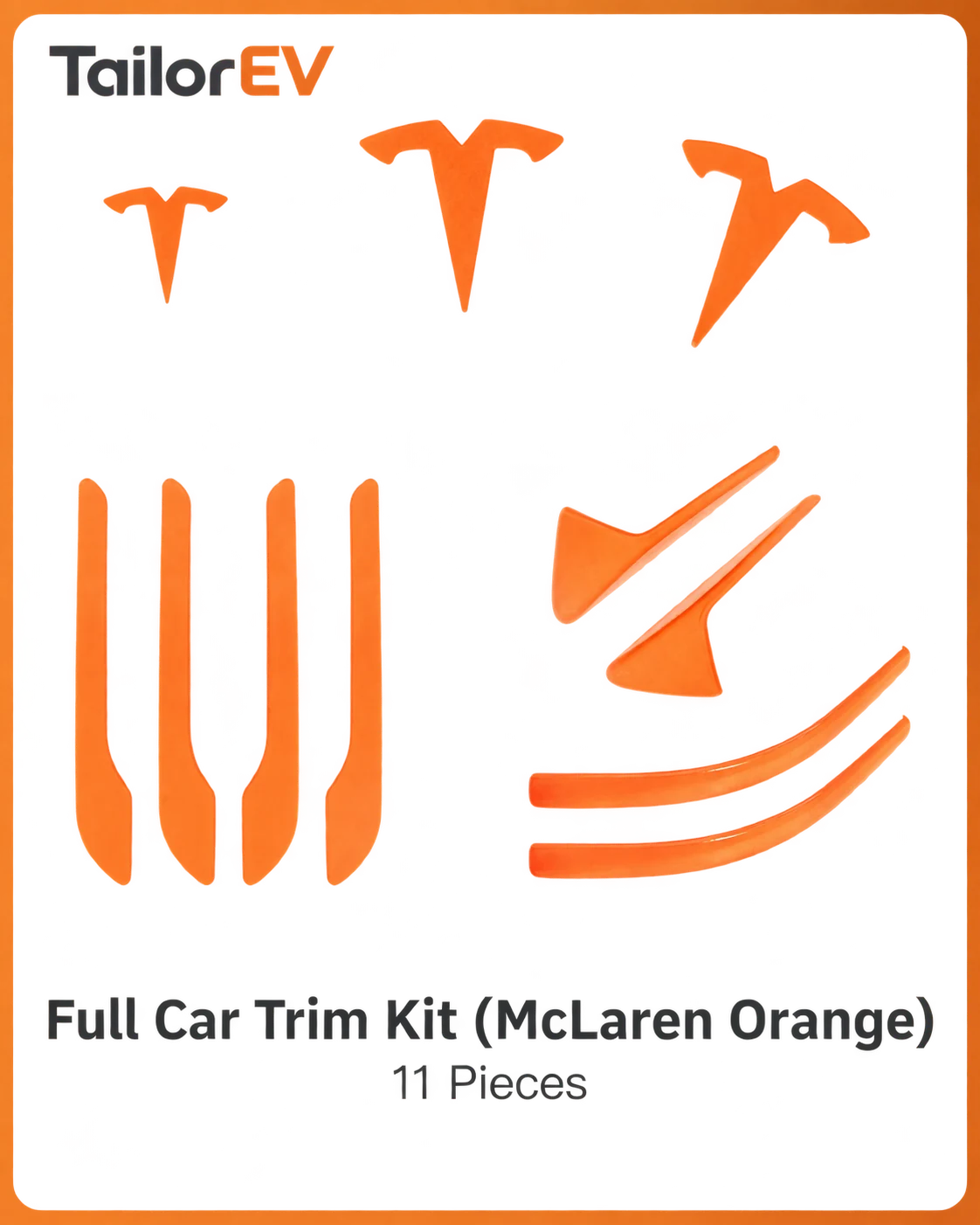 Tesla Emblem, Handle & Camera Accent Decal Kits — photo 37