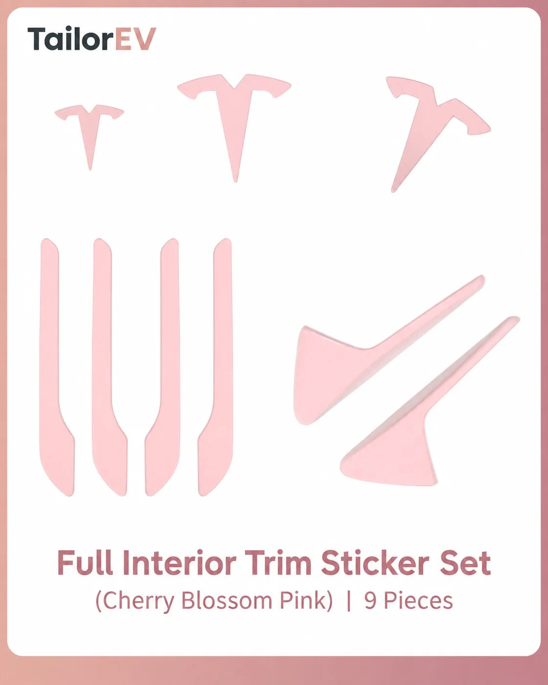 Tesla Emblem, Handle & Camera Accent Decal Kits — photo 44