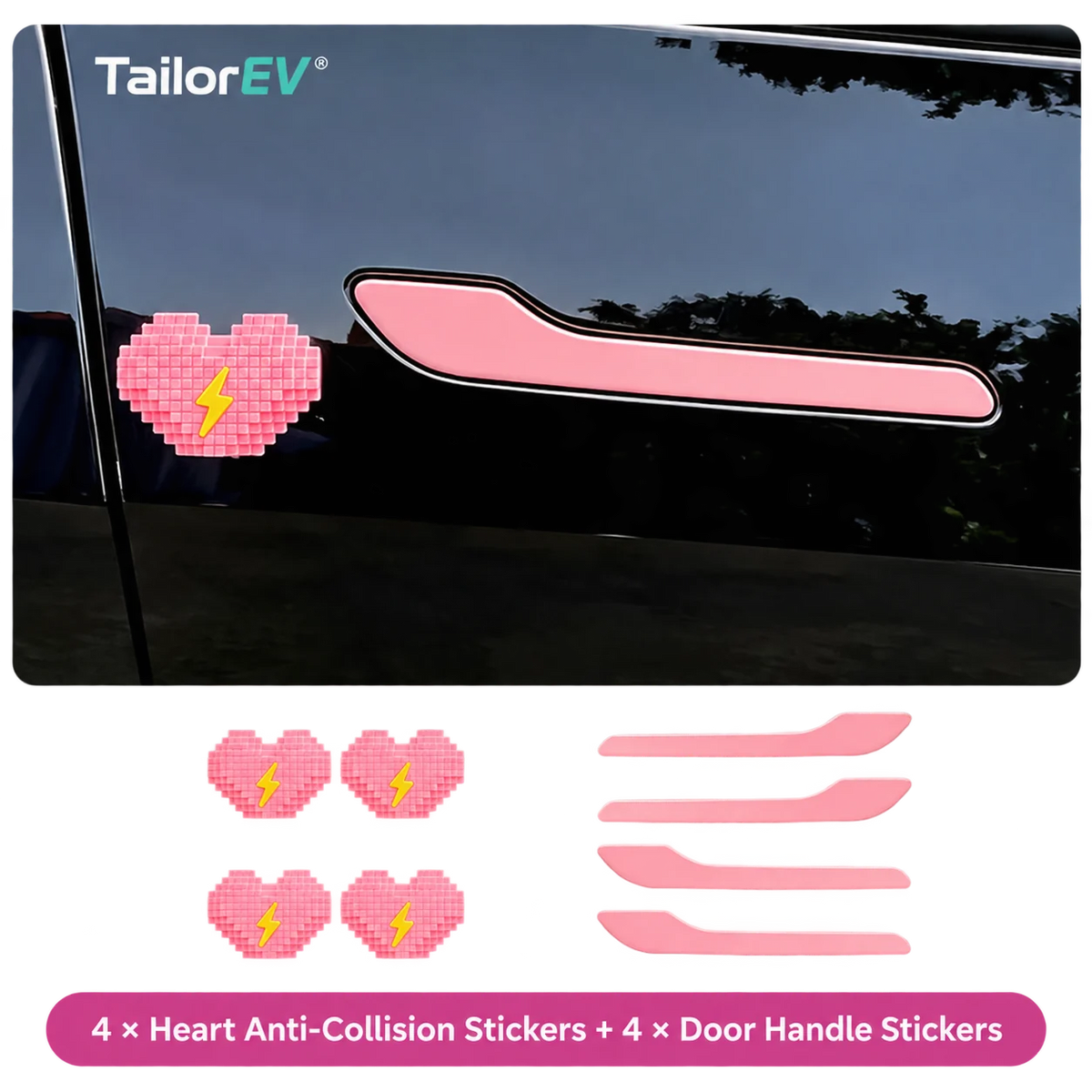Tesla Emblem, Handle & Camera Accent Decal Kits — photo 18