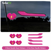 Tesla Emblem, Handle & Camera Accent Decal Kits