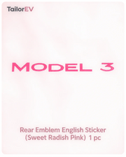 Tesla Emblem, Handle & Camera Accent Decal Kits