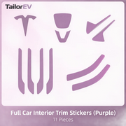 Tesla Emblem, Handle & Camera Accent Decal Kits