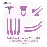 Tesla Emblem, Handle & Camera Accent Decal Kits