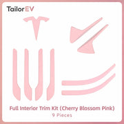 Tesla Emblem, Handle & Camera Accent Decal Kits
