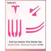 Tesla Emblem, Handle & Camera Accent Decal Kits