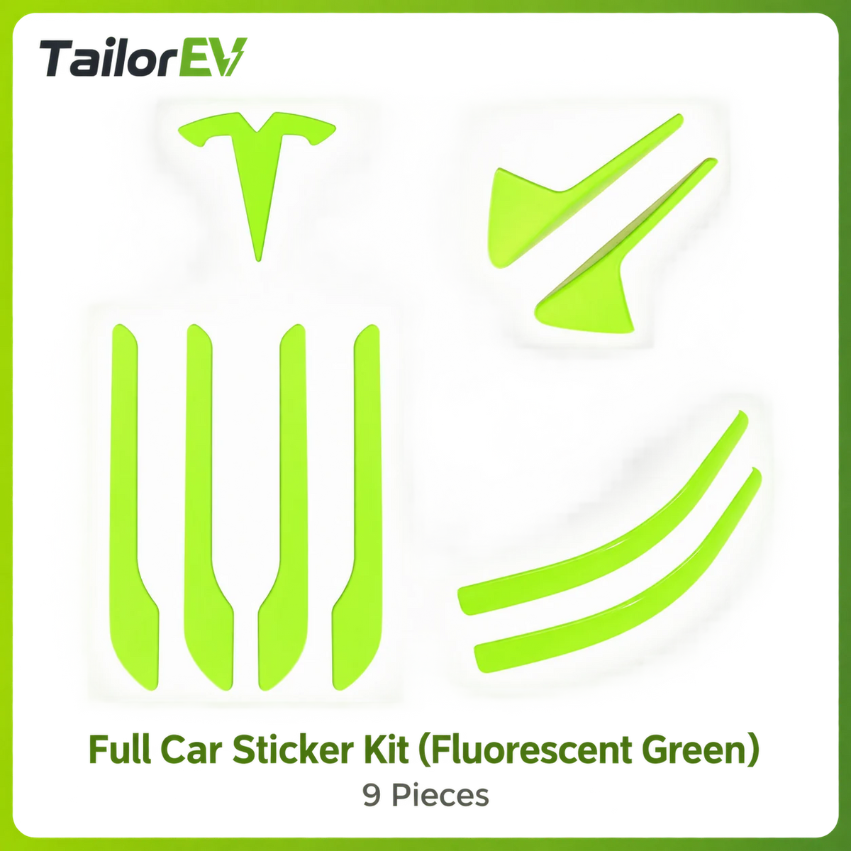 Tesla Emblem, Handle & Camera Accent Decal Kits — photo 21