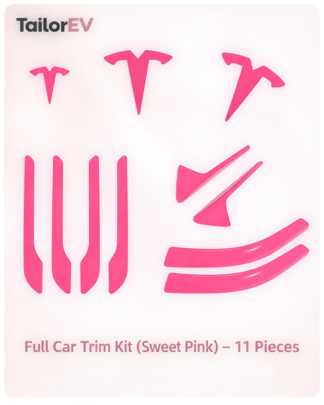 Tesla Emblem, Handle & Camera Accent Decal Kits — photo 51