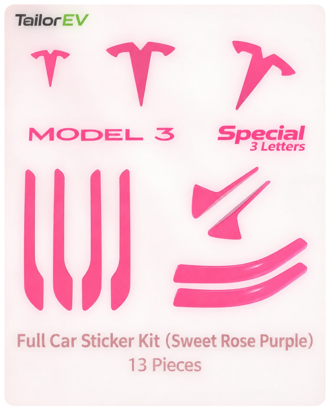 Tesla Emblem, Handle & Camera Accent Decal Kits — photo 54