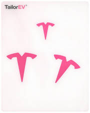 Tesla Emblem, Handle & Camera Accent Decal Kits