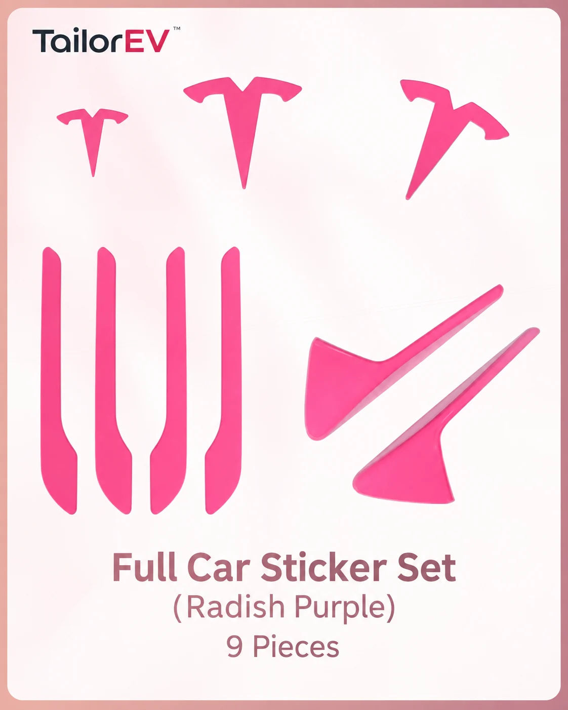 Tesla Emblem, Handle & Camera Accent Decal Kits — photo 52