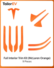 Tesla Emblem, Handle & Camera Accent Decal Kits