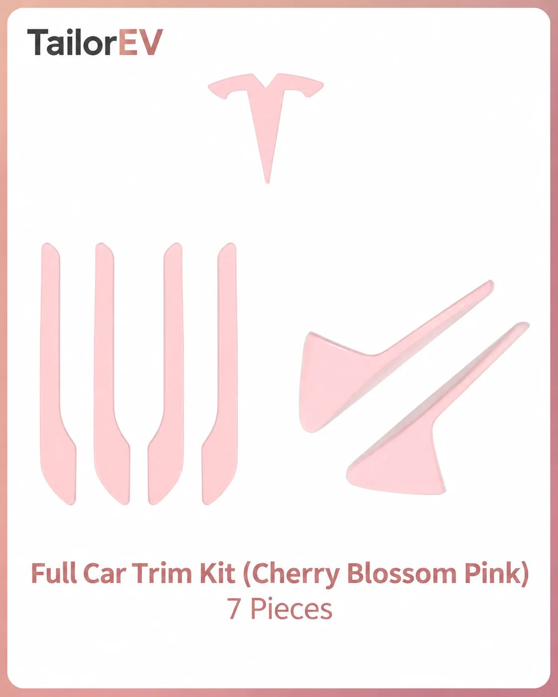 Tesla Emblem, Handle & Camera Accent Decal Kits — photo 79
