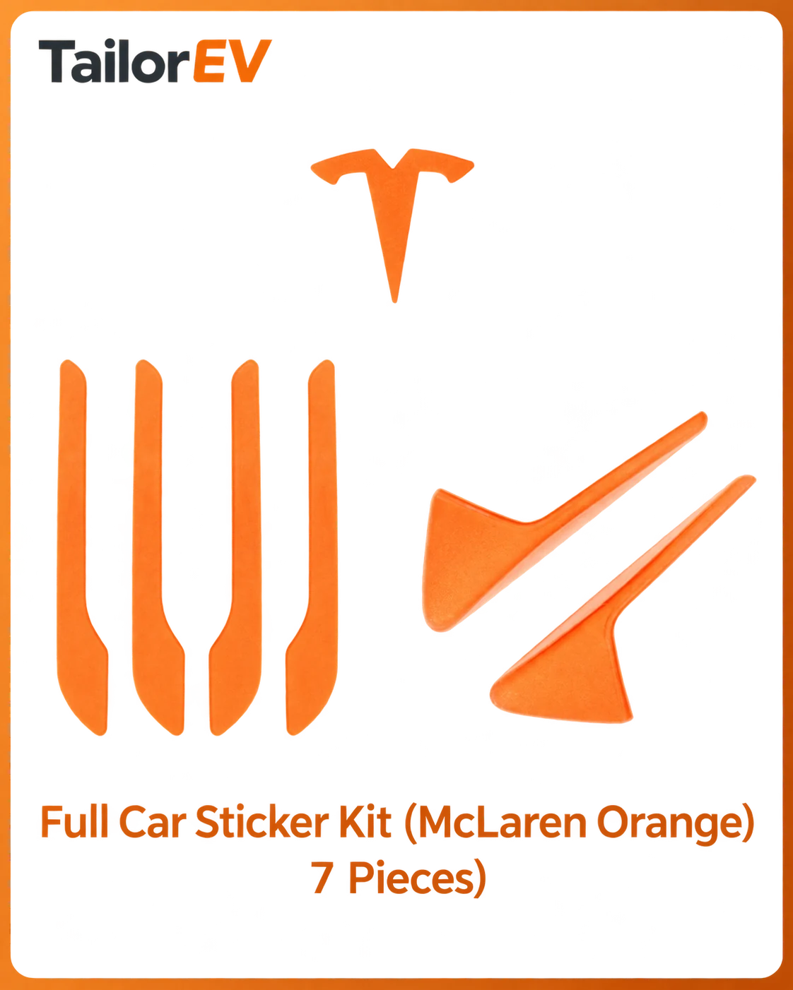 Tesla Emblem, Handle & Camera Accent Decal Kits — photo 83
