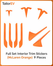 Tesla Emblem, Handle & Camera Accent Decal Kits