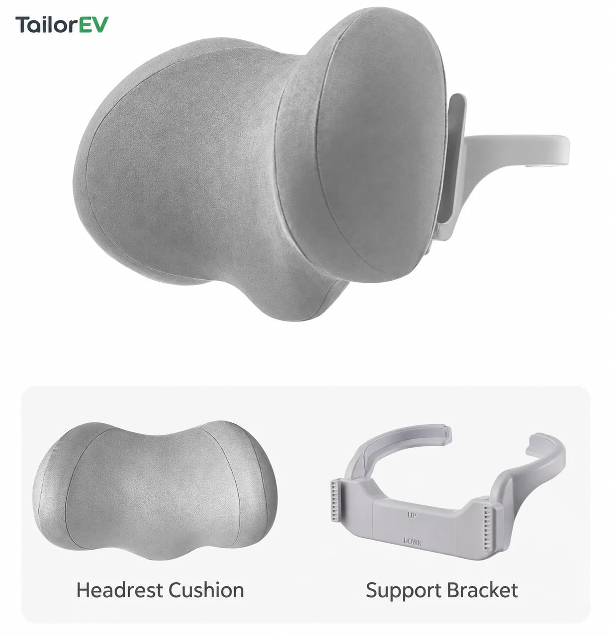 Tesla Ergonomic Headrest & Lumbar Support Cushions product detail