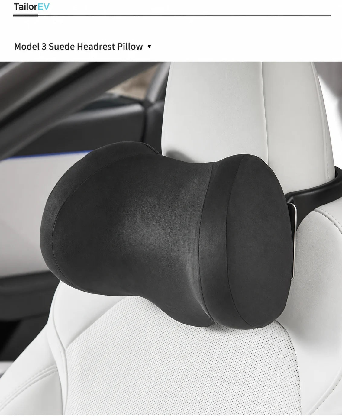Tesla Ergonomic Headrest & Lumbar Support Cushions product detail