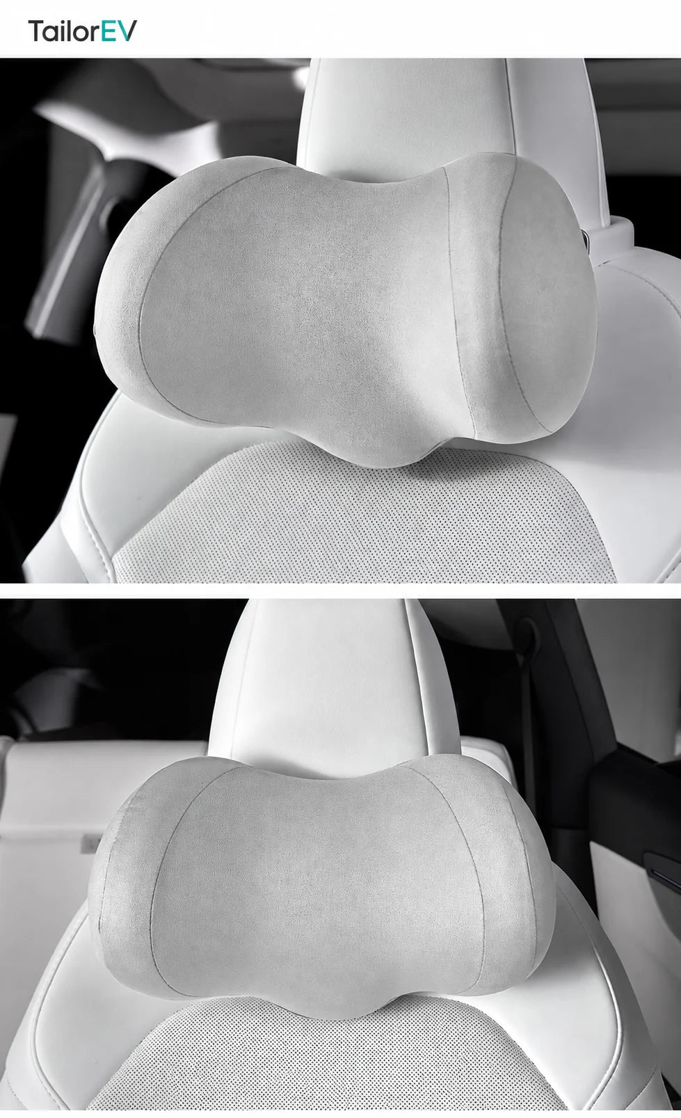 Tesla Ergonomic Headrest & Lumbar Support Cushions product detail