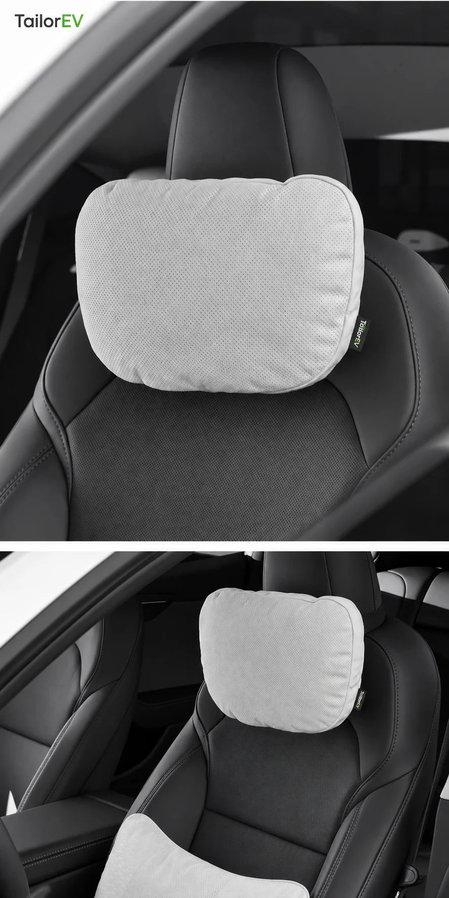 Tesla Ergonomic Headrest & Lumbar Support Cushions product detail