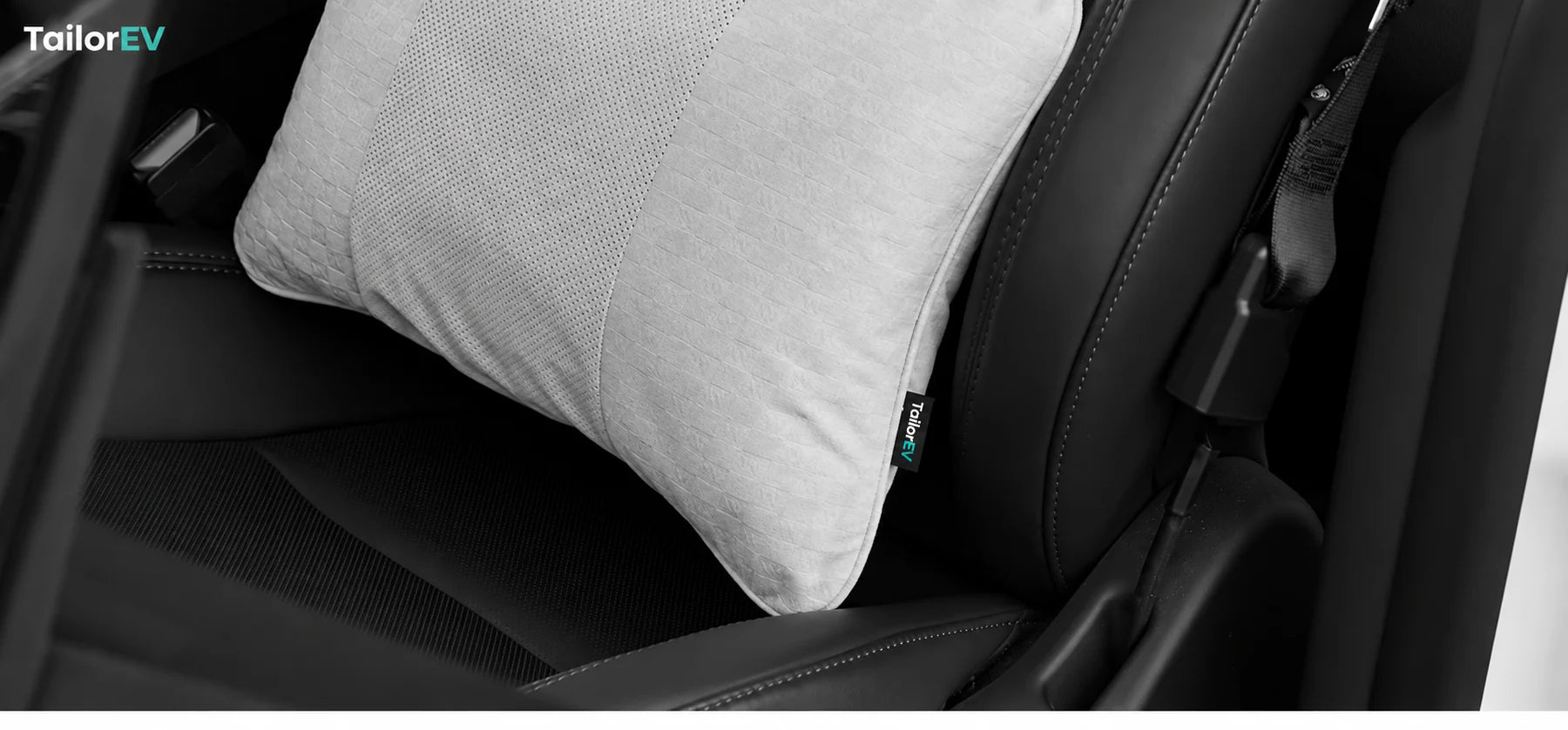 Tesla Ergonomic Headrest & Lumbar Support Cushions product detail