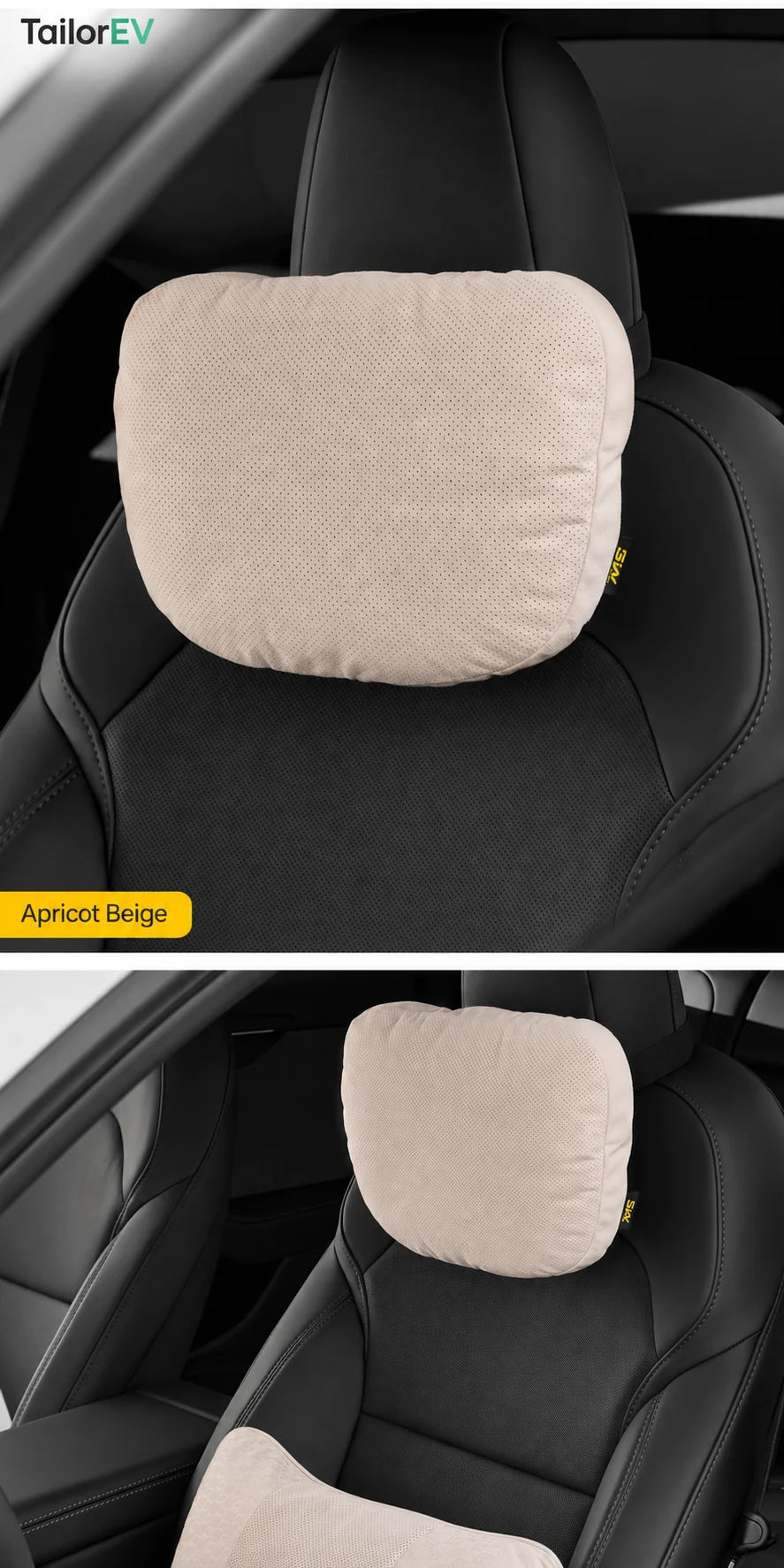 Tesla Ergonomic Headrest & Lumbar Support Cushions product detail