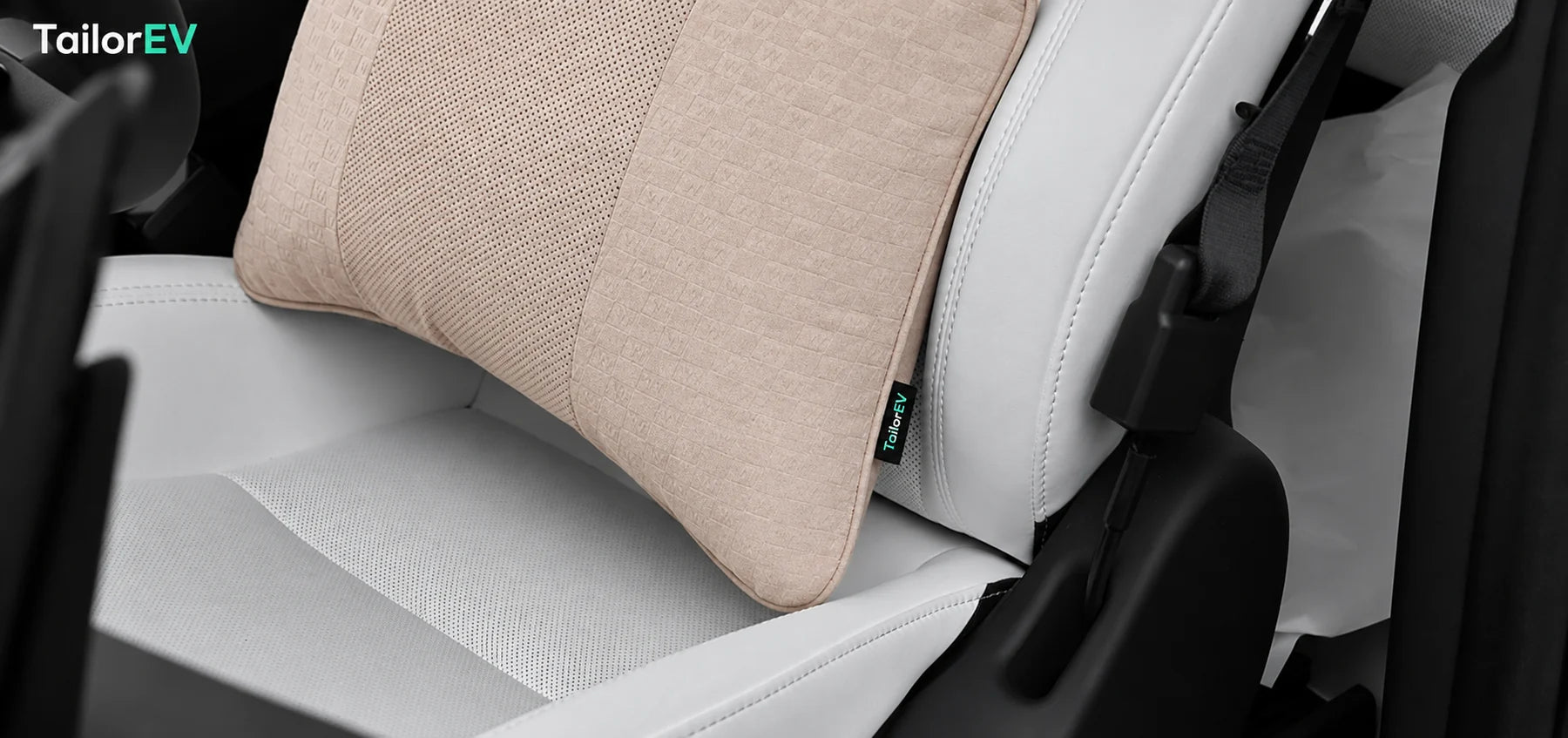 Tesla Ergonomic Headrest & Lumbar Support Cushions product detail