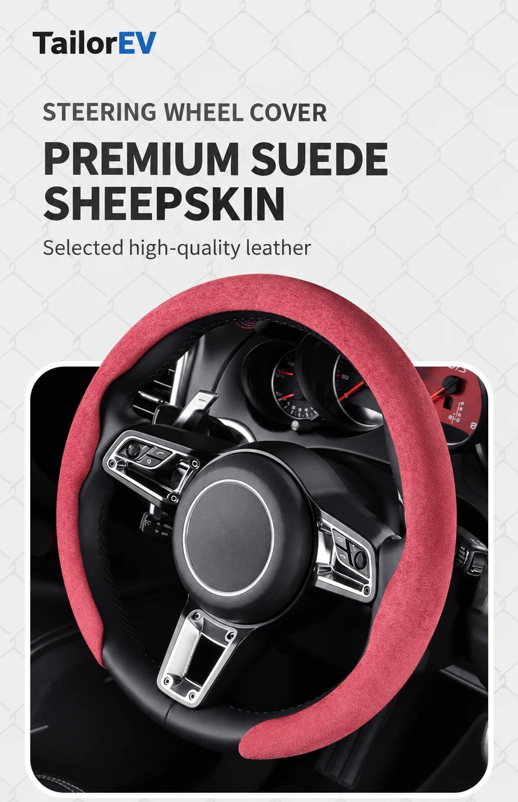 Tesla U-Shaped Steering Wheel Cover product detail