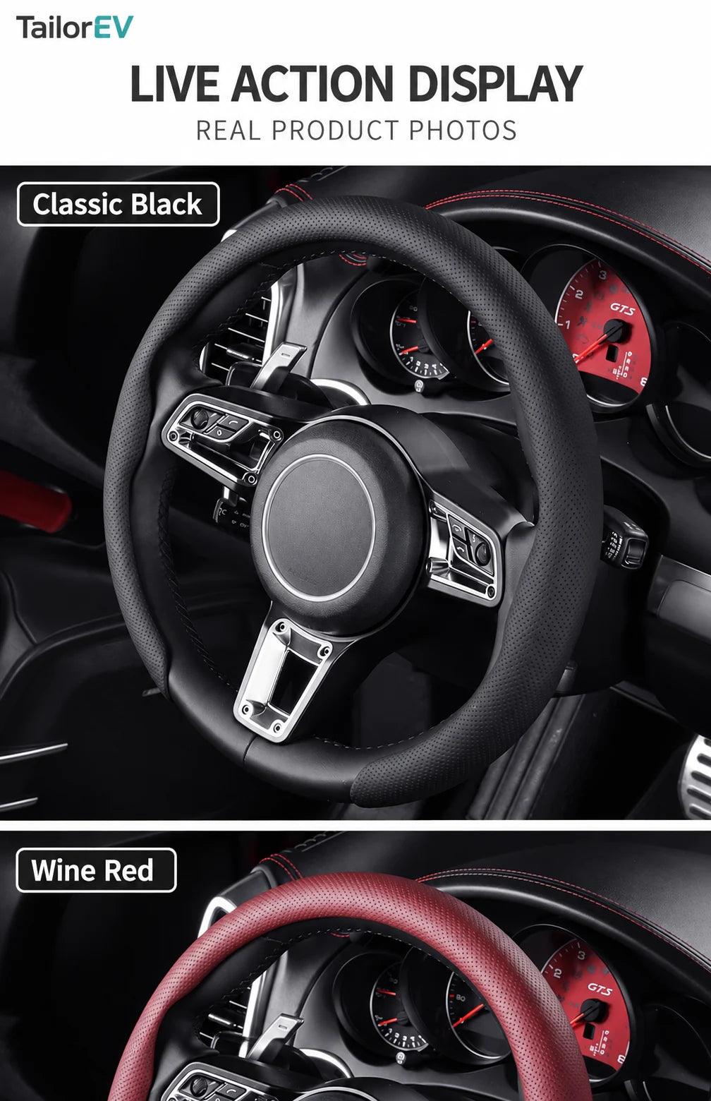 Tesla U-Shaped Steering Wheel Cover product detail