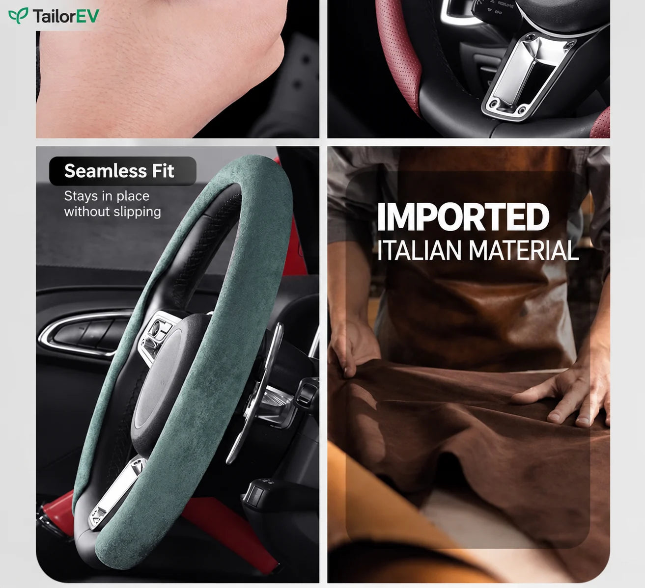 Tesla U-Shaped Steering Wheel Cover product detail