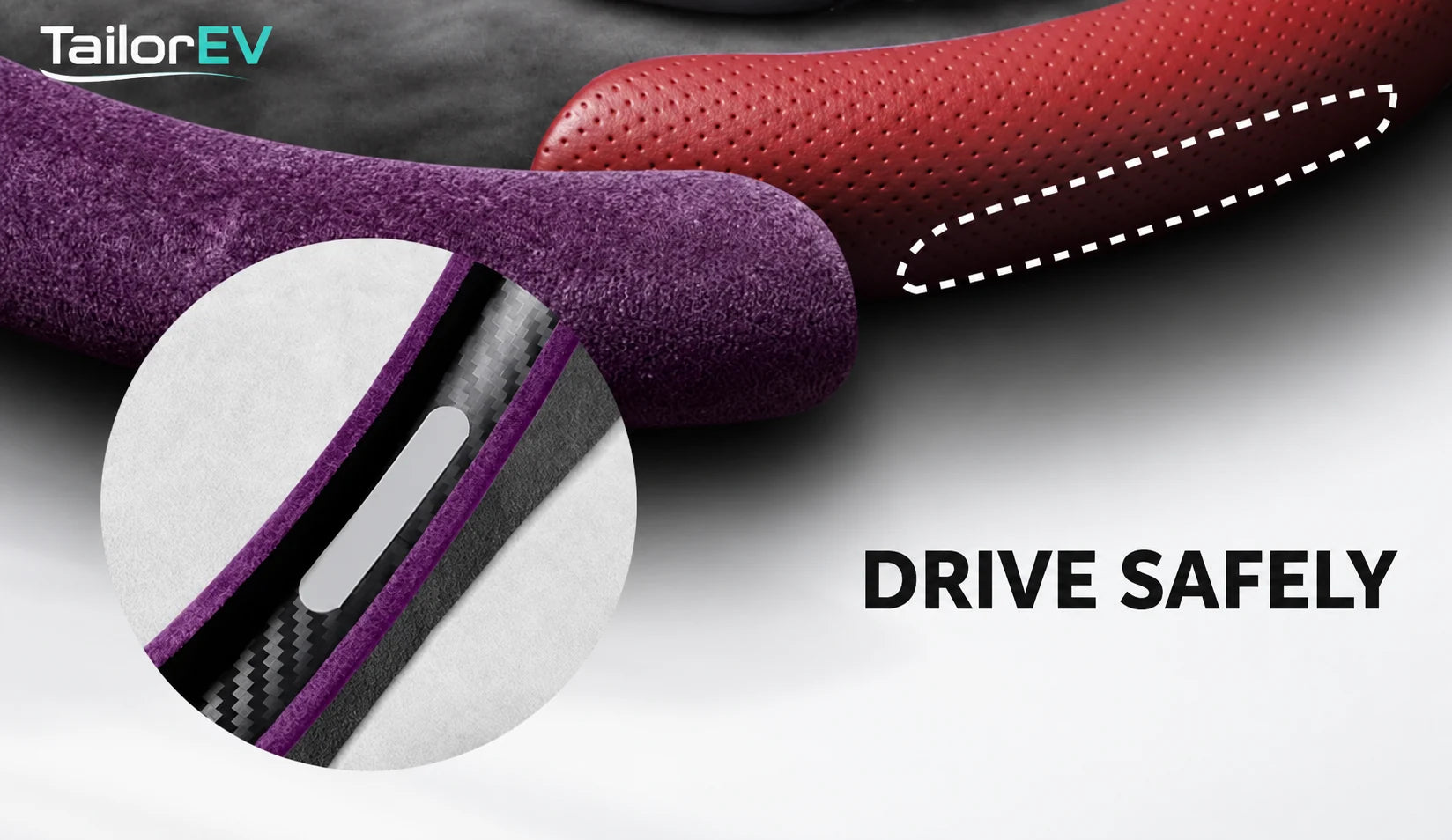 Tesla U-Shaped Steering Wheel Cover product detail