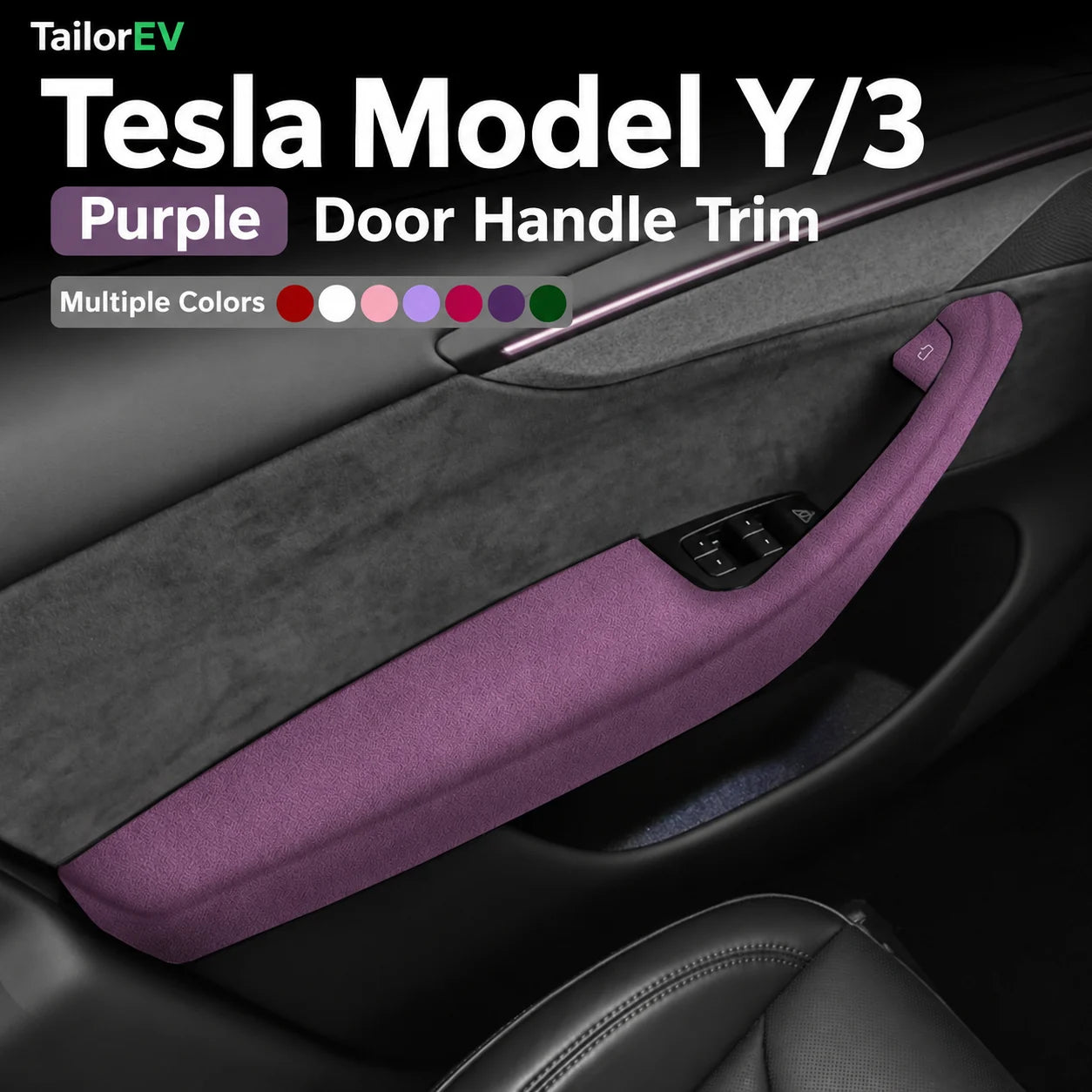 Tesla Suede Door Handle & Interior Trim Kits product detail