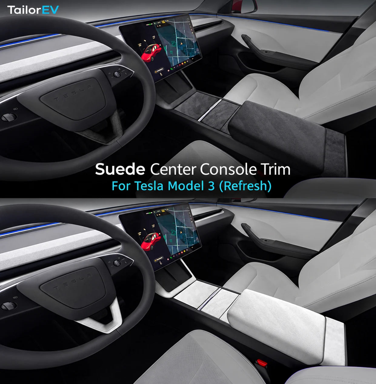 Tesla Suede Door Handle & Interior Trim Kits product detail