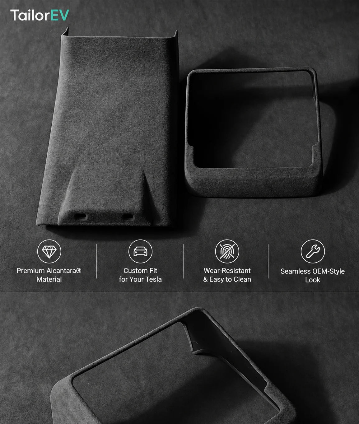 Tesla Suede Door Handle & Interior Trim Kits product detail