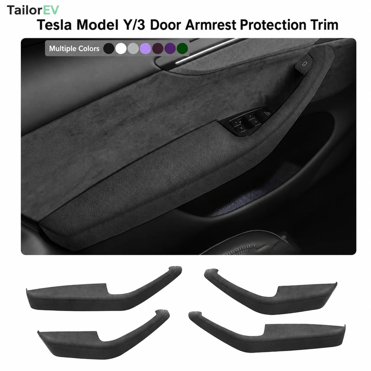 Tesla Suede Door Handle & Interior Trim Kits product detail