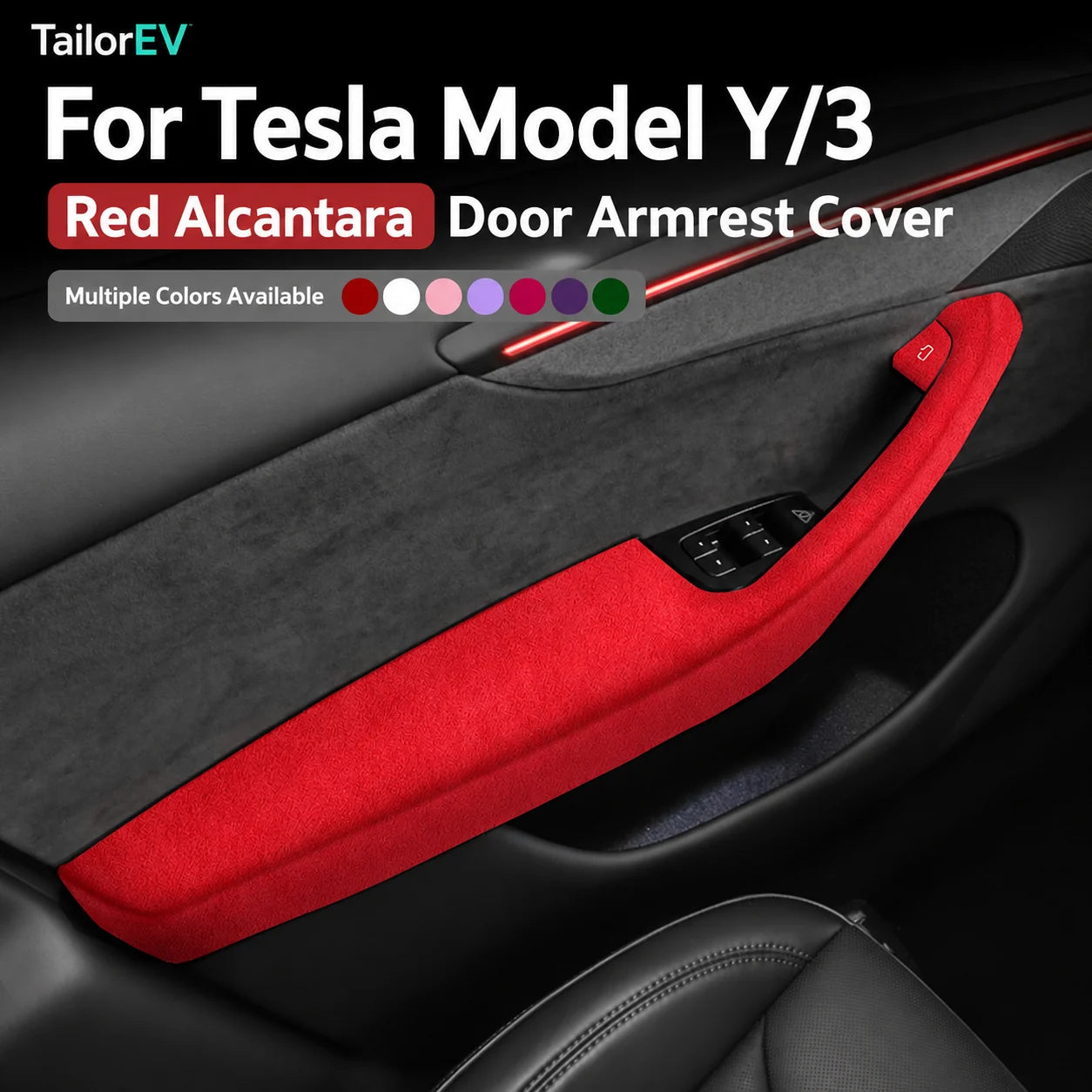 Tesla Suede Door Handle & Interior Trim Kits product detail