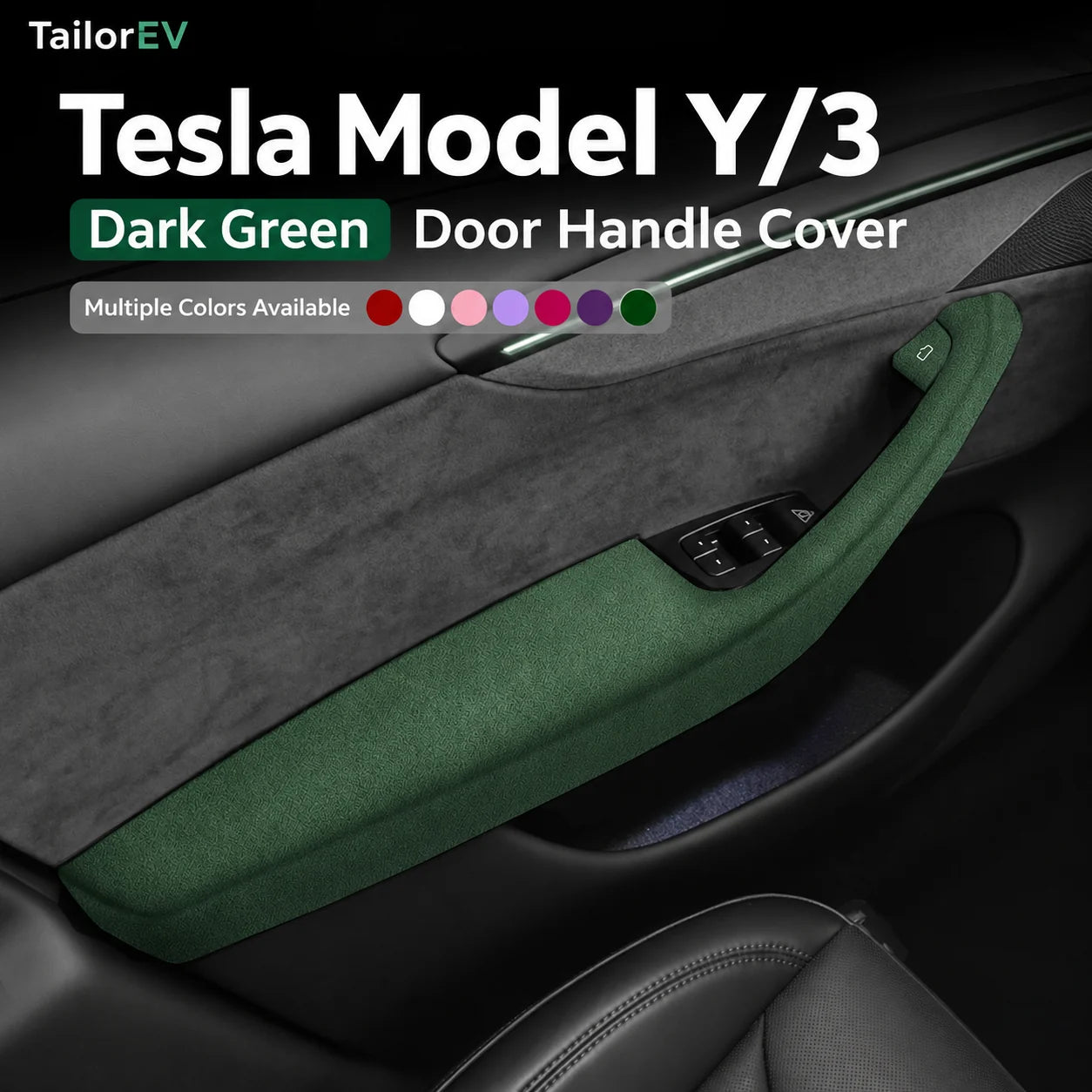 Tesla Suede Door Handle & Interior Trim Kits product detail