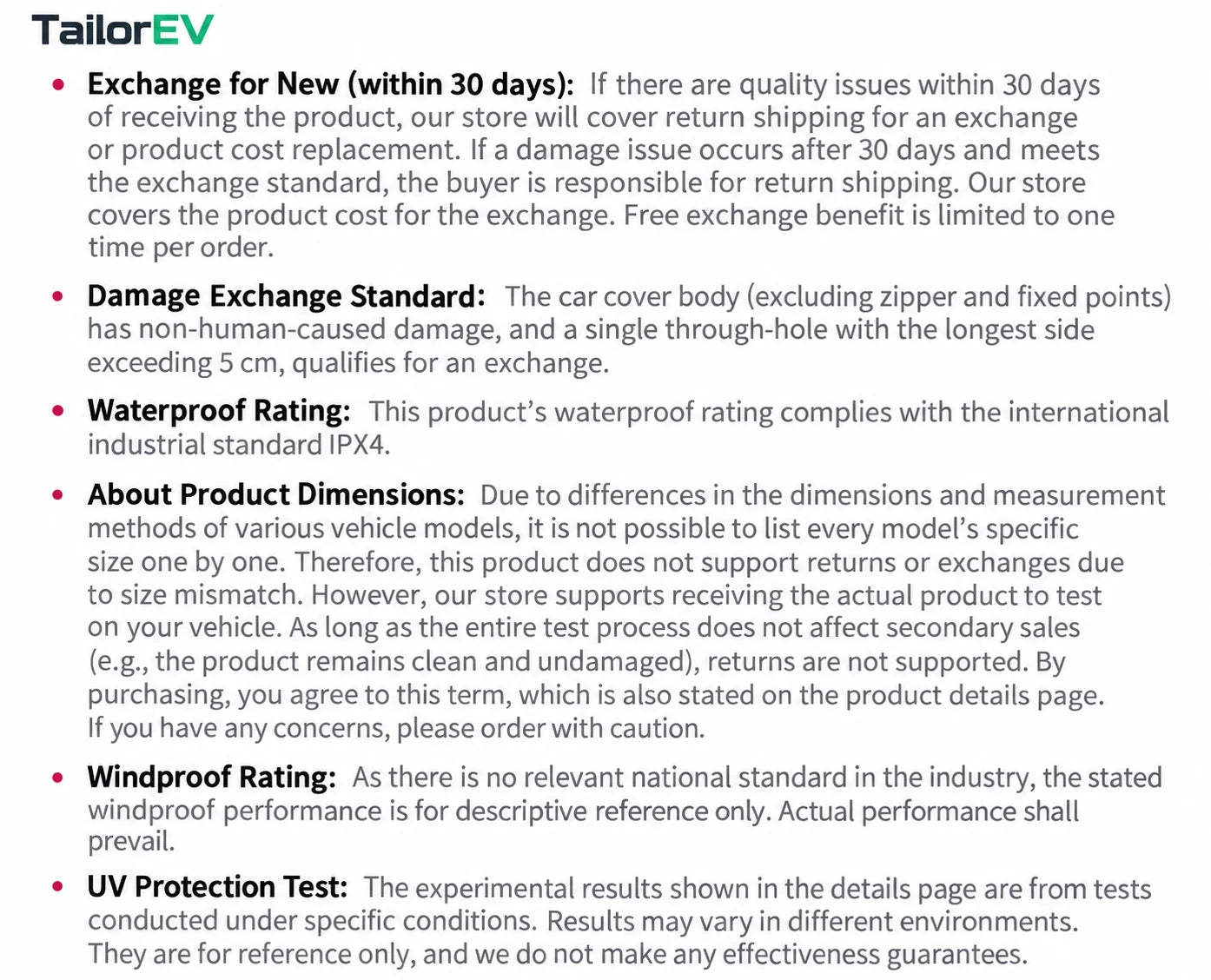 Tesla All-Weather Fitted Car Cover product detail