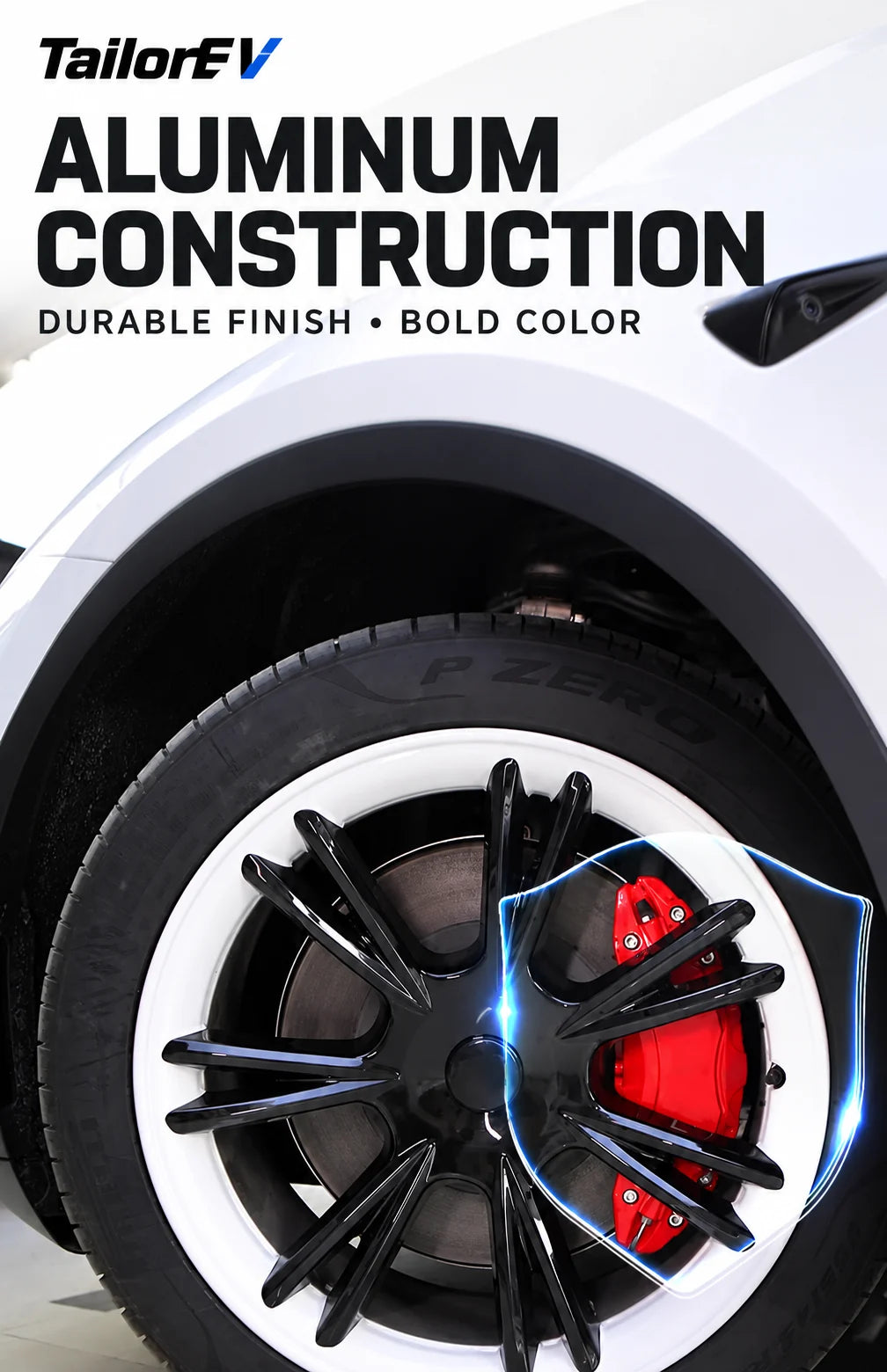 Tesla Aluminum Brake Caliper Covers product detail