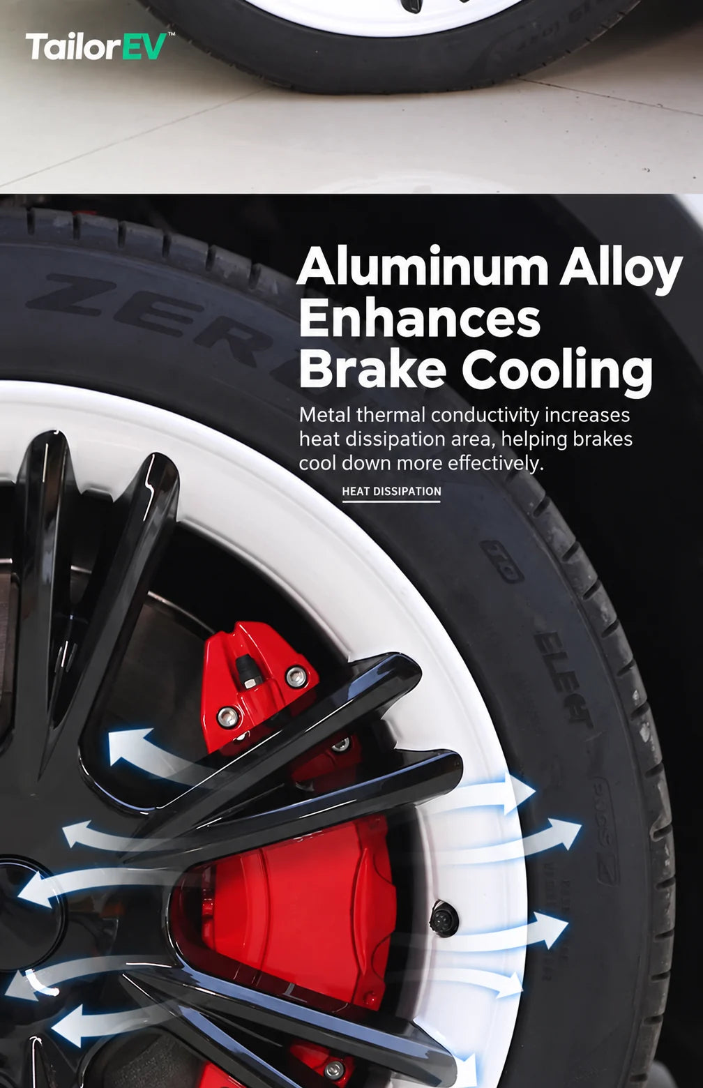 Tesla Aluminum Brake Caliper Covers product detail