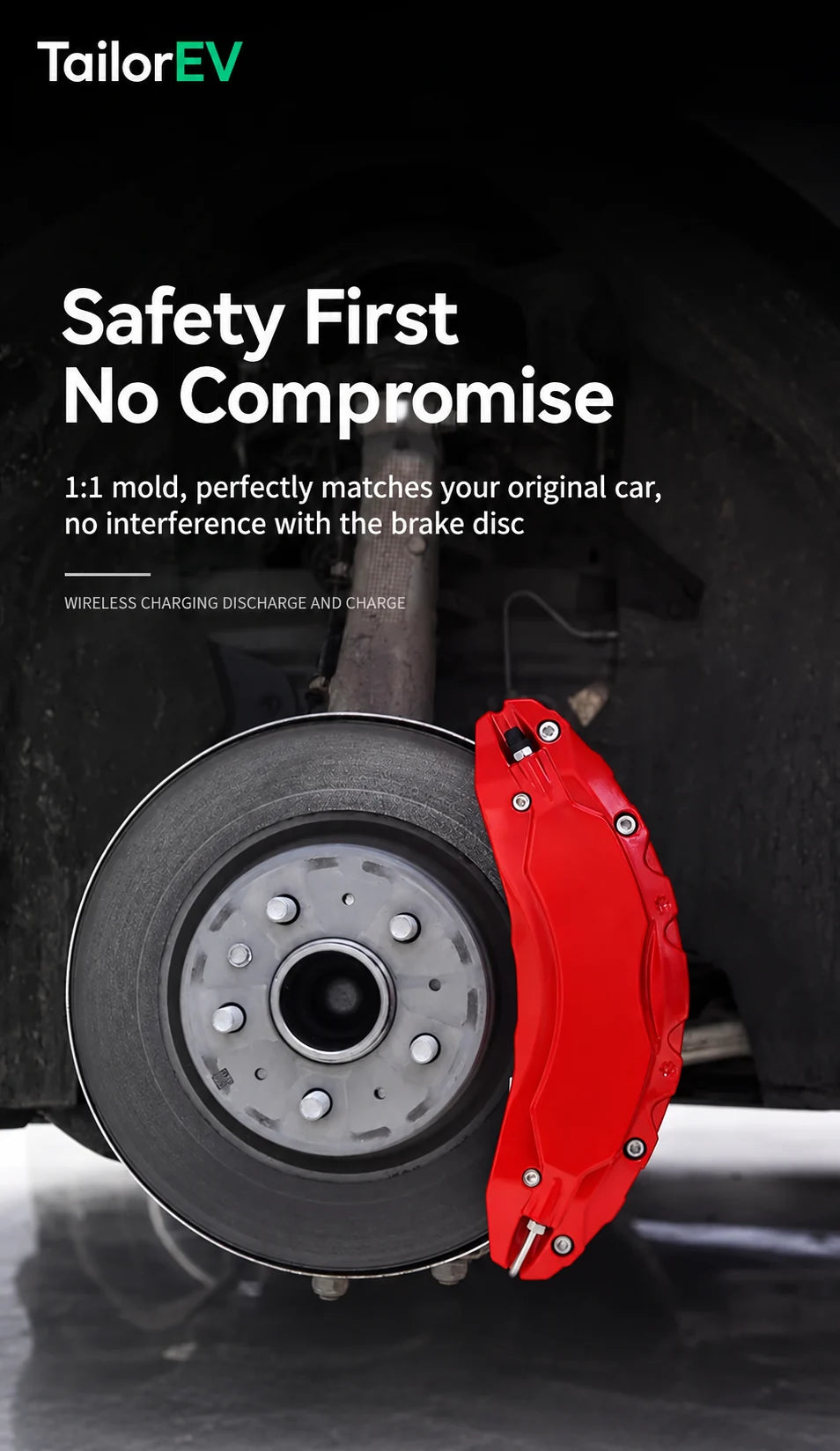 Tesla Aluminum Brake Caliper Covers product detail