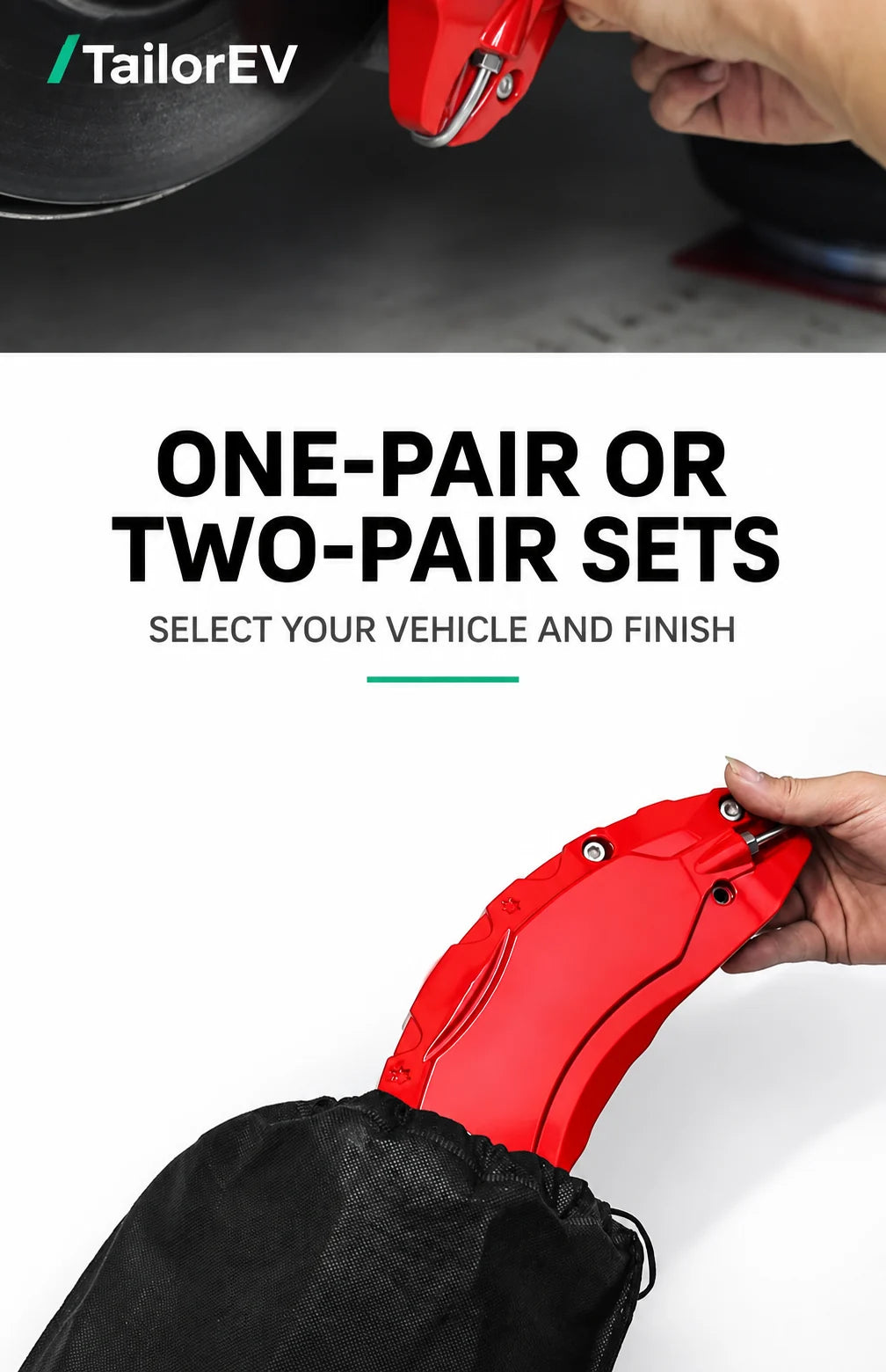 Tesla Aluminum Brake Caliper Covers product detail