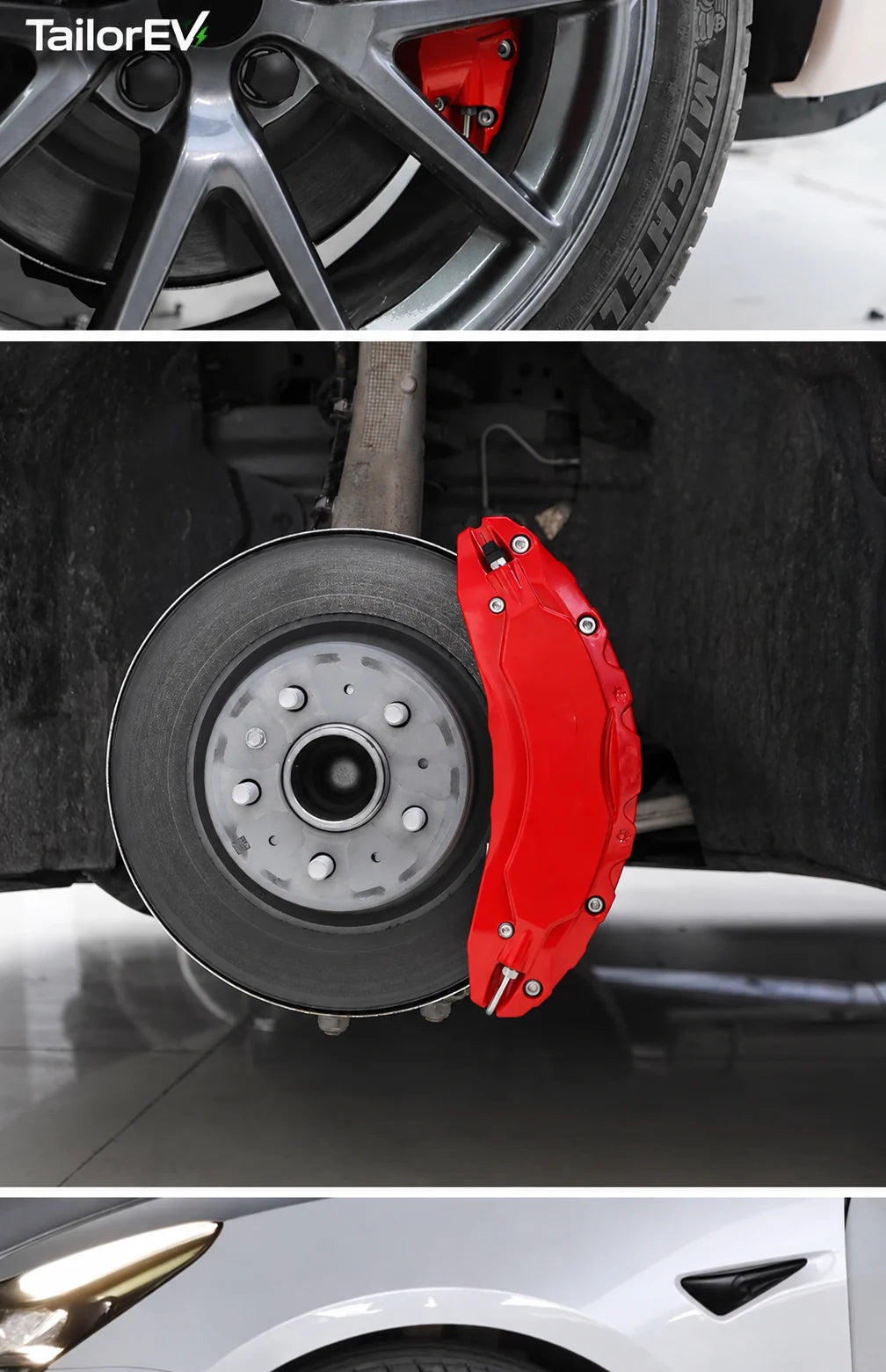 Tesla Aluminum Brake Caliper Covers product detail
