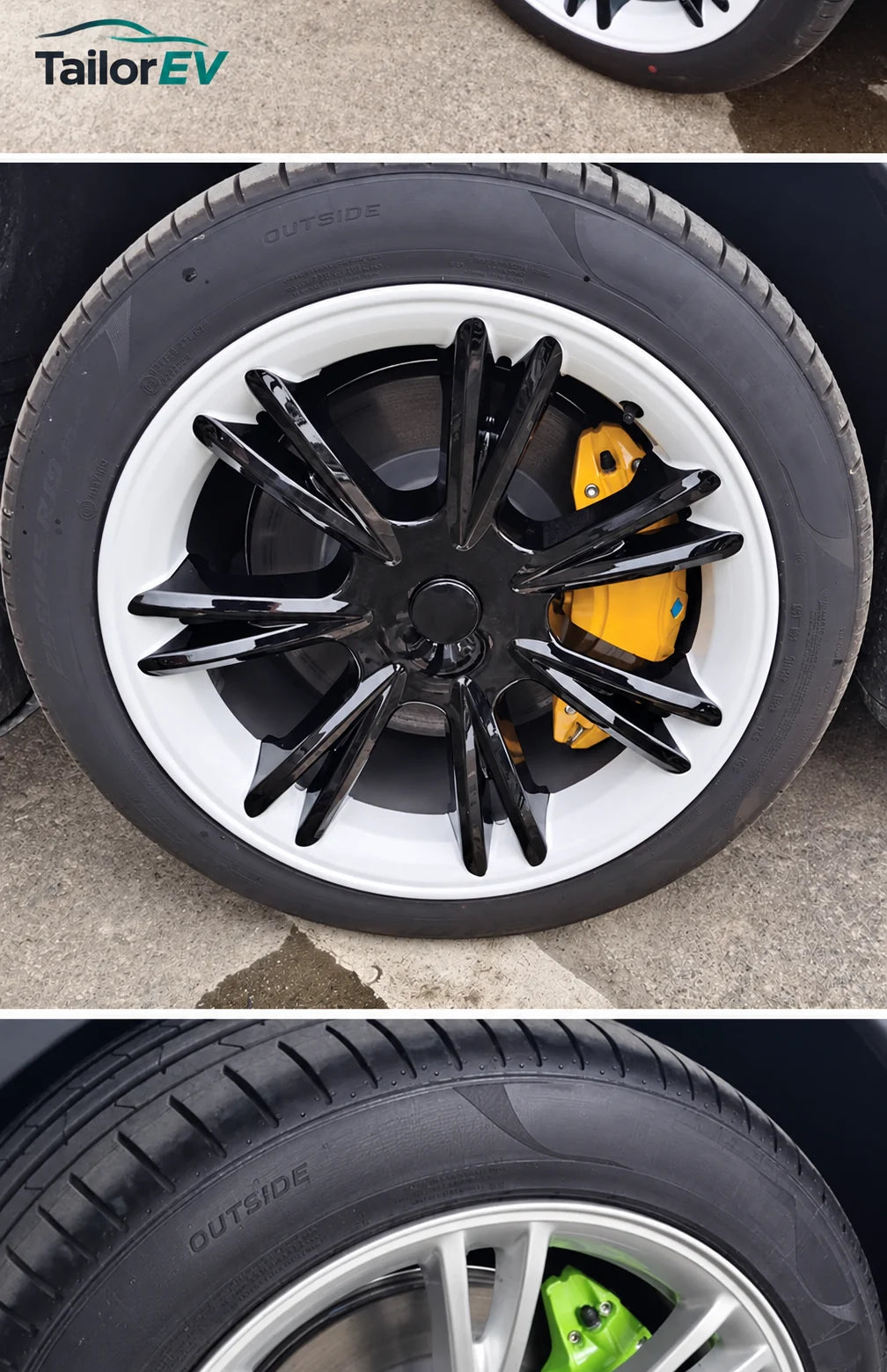 Tesla Aluminum Brake Caliper Covers product detail