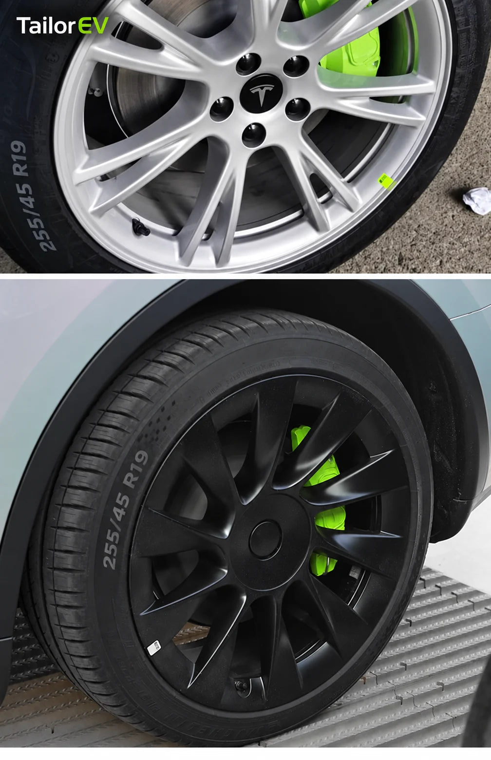 Tesla Aluminum Brake Caliper Covers product detail