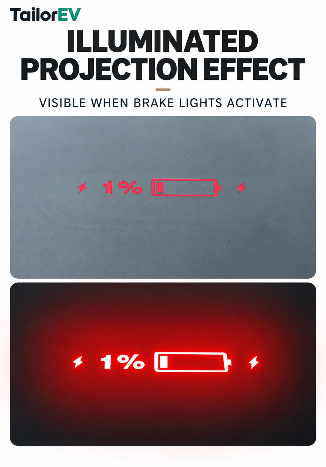 Tesla High-Mount Brake Light Projection Decals product detail