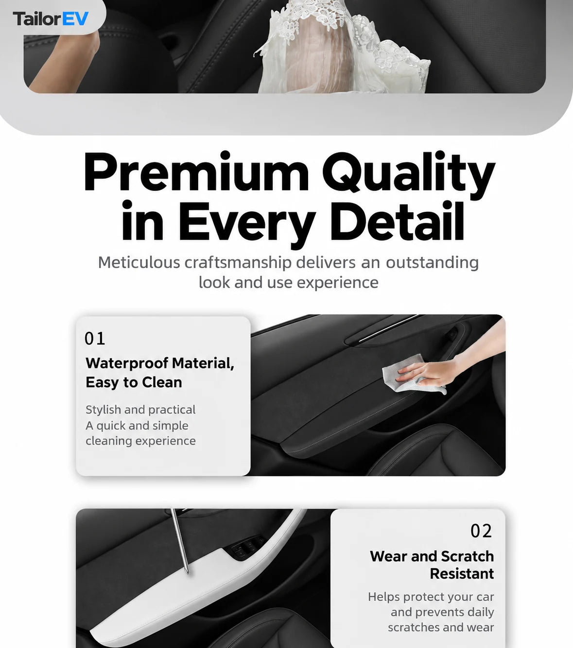 Tesla Door Handle & Interior Protection Kits product detail