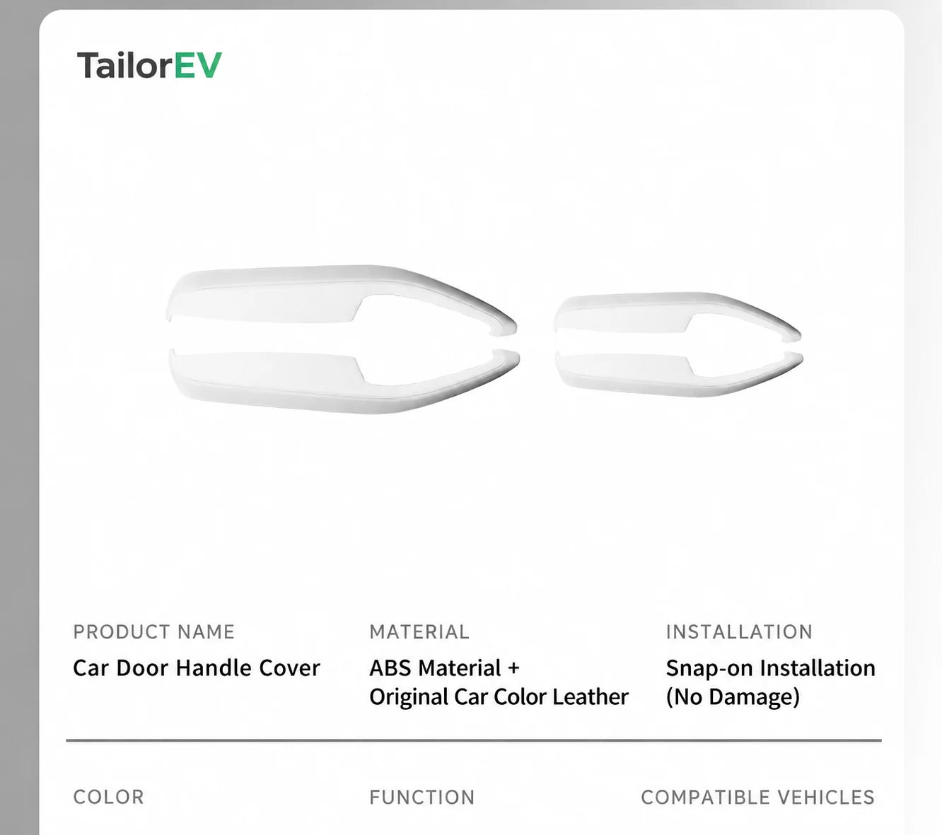 Tesla Door Handle & Interior Protection Kits product detail