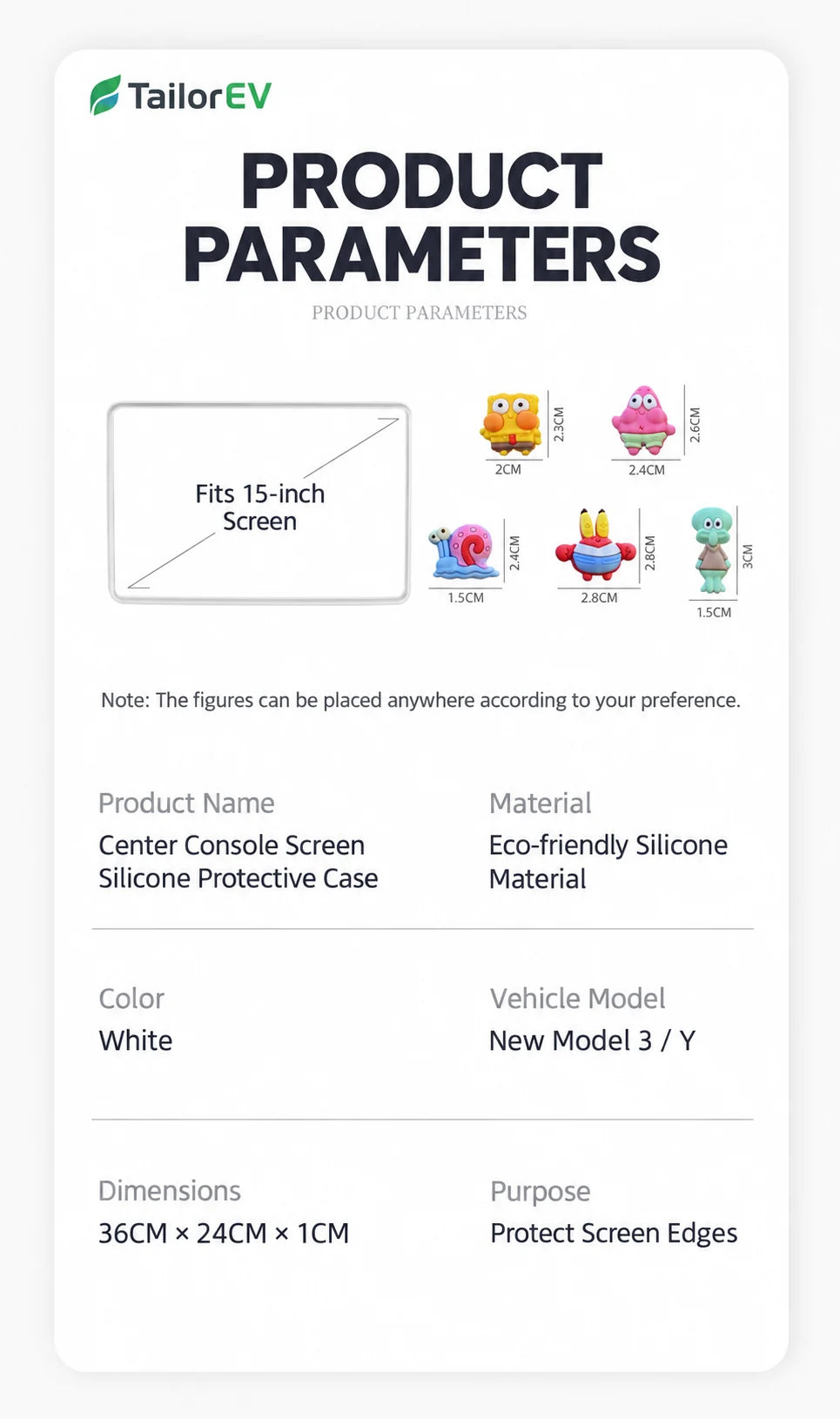 Tesla Center Screen Protective Frame & Interior Kits product detail