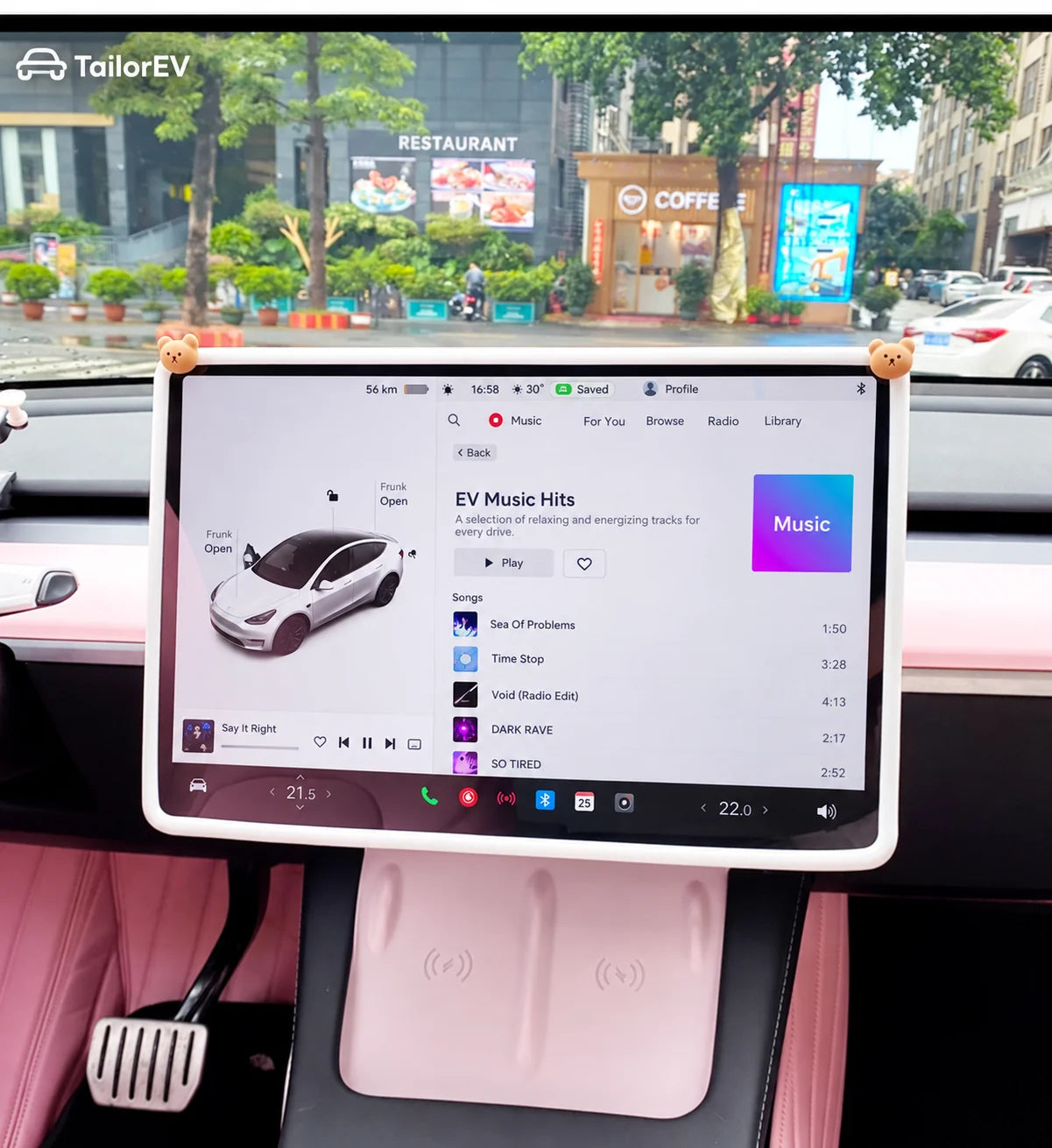 Tesla Center Screen Protective Frame & Interior Kits product detail